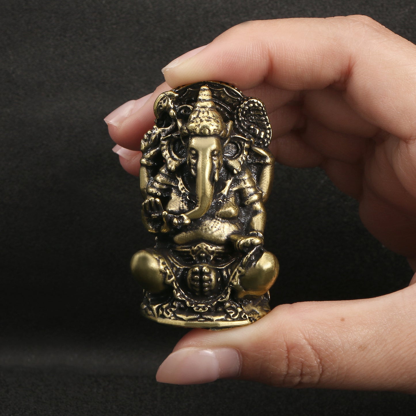 Solid Pure Copper Thai Elephant God Bronze Elephant Ornament