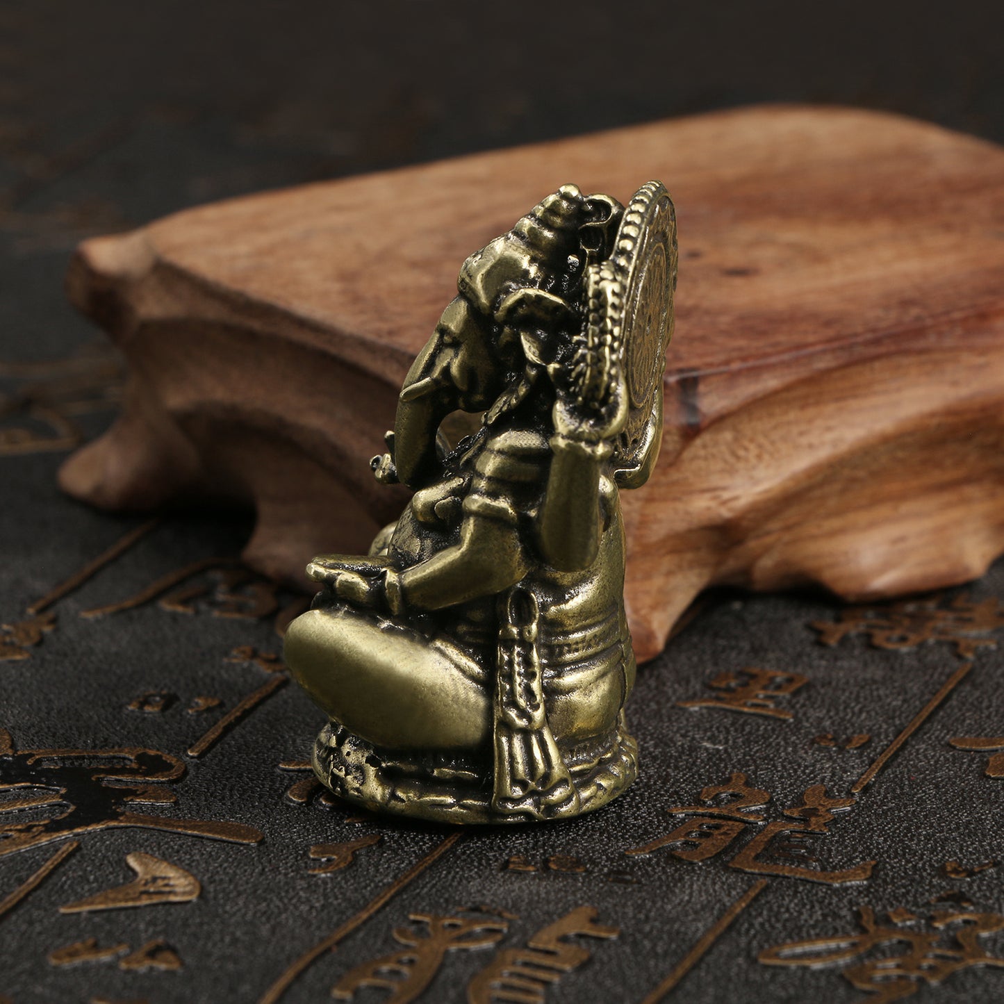 Solid Pure Copper Thai Elephant God Bronze Elephant Ornament