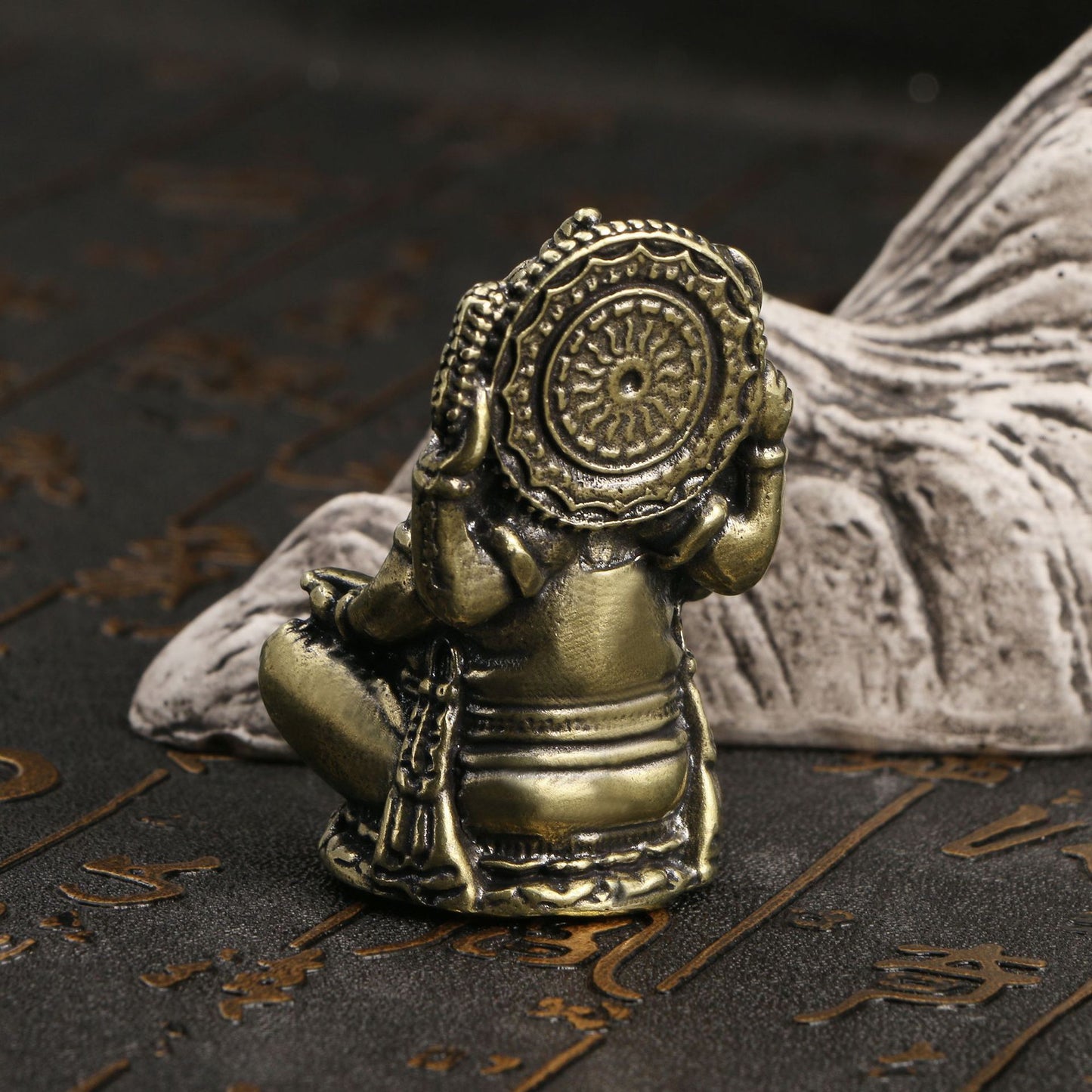 Solid Pure Copper Thai Elephant God Bronze Elephant Ornament